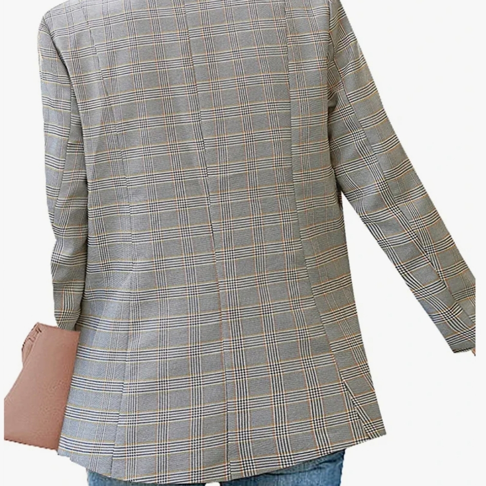 Luvamia Casual Long Sleeve Lapel Button Slim Work Office Blazer Jacket size s - Picture 5 of 17
